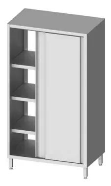 Réduction Armoire inox traversante porte coulissante 1000x800x1800
