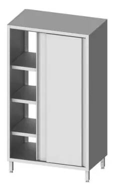 Vente Flash Armoire inox traversante porte coulissante 1100x800x2000