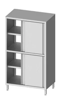 Vente Directe Armoire traversante porte coulissante 800x800x2000 inox