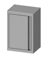 Promotion Saisonnière Armoire inox murale suspendue portes battantes 400x300x600