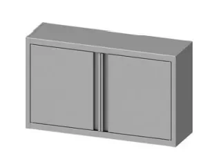 Haute Qualité Armoire inox murale suspendue portes battantes 1200x300x600
