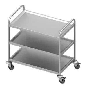 Vente Flash Chariot inox de service 3 niveaux 1000x500x950