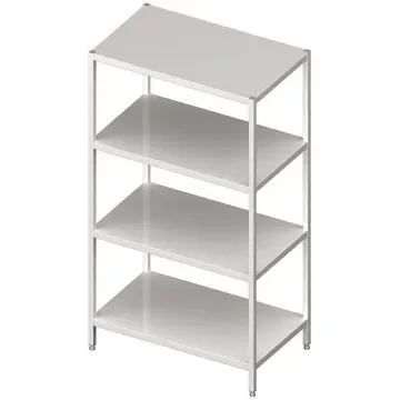 Vente Flash Étagère inox tablettes lisses 1000x700x1800 soudée