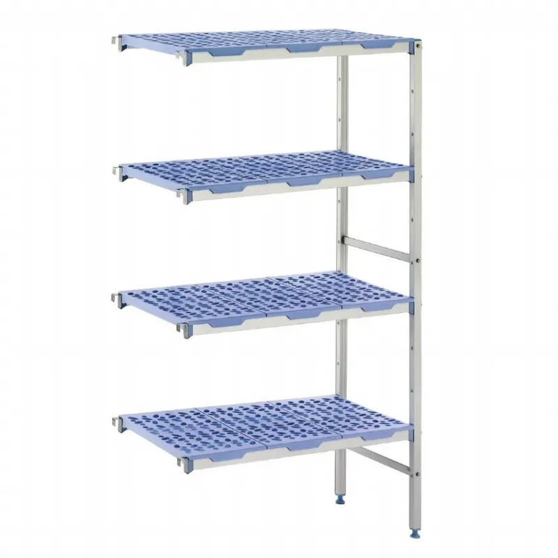 Vente Flash Étagère modulaire en angle 4 niveaux tournus 500 x 1251mm