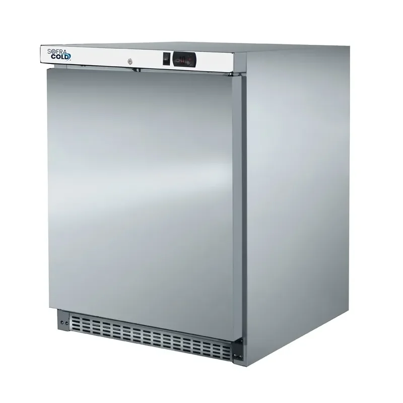 Armoire réfrigérée négative inox 1 porte pleine 200 litres gaz r290 Soldes