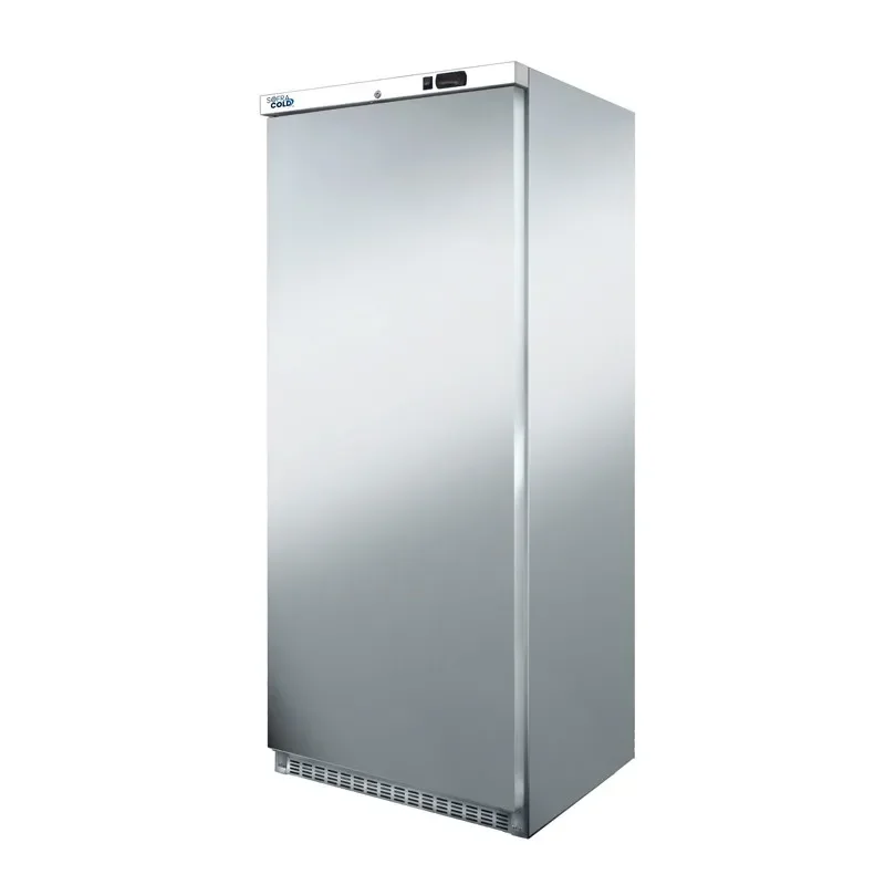 Expédié Aujourd’hui Armoire réfrigérée négative inox 1 porte pleine 600 litres gaz r290