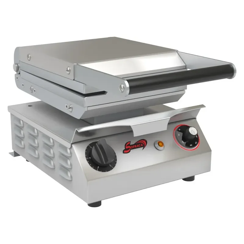 Gaufrier électrique professionnel express monophasé 1 fer en fonte d'aluminium 24 alvéoles Paiement Sécurisé