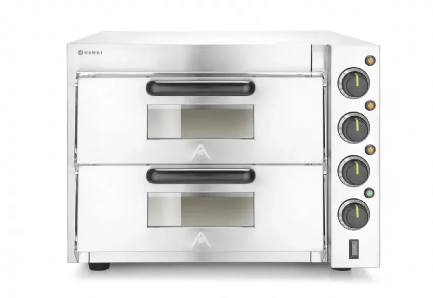Promotion Four à pizza professionnel monophasé compact - 2 chambres - pizza ø39 cm