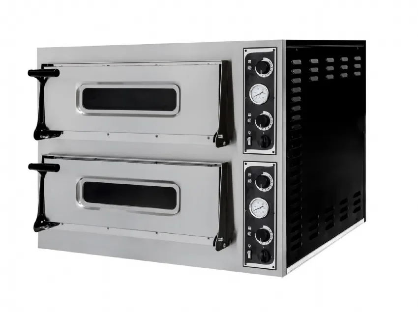 Four à pizza professionnel triphasé basic 44 - 2 chambres Prix Cassé