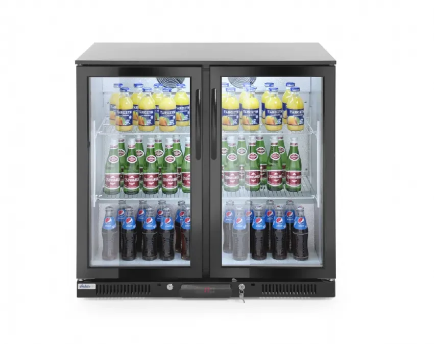 Dernier Modèle Arrière de bar réfrigéré professionnel double portes 228 litres 2/10°c