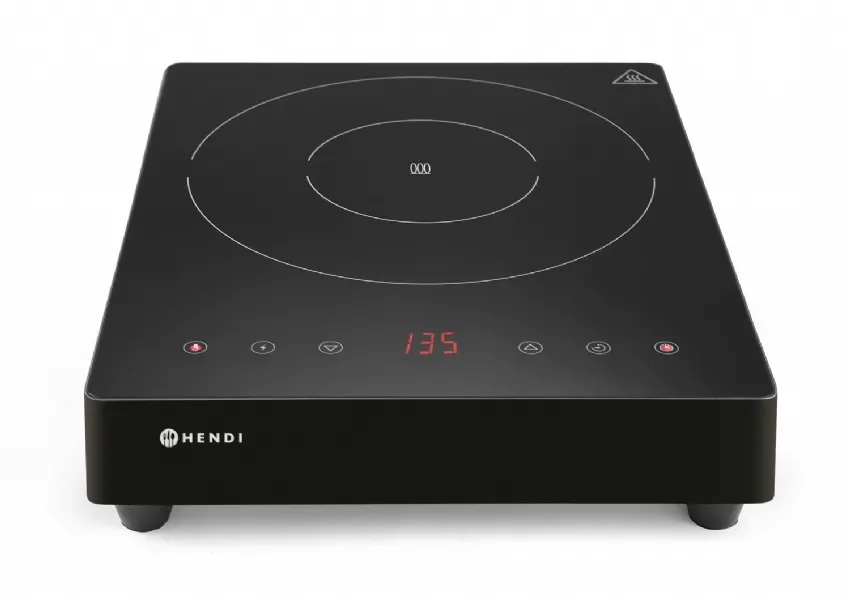 Solde Plaque de cuisson noire professionnelle à induction oblique black line 3500 w