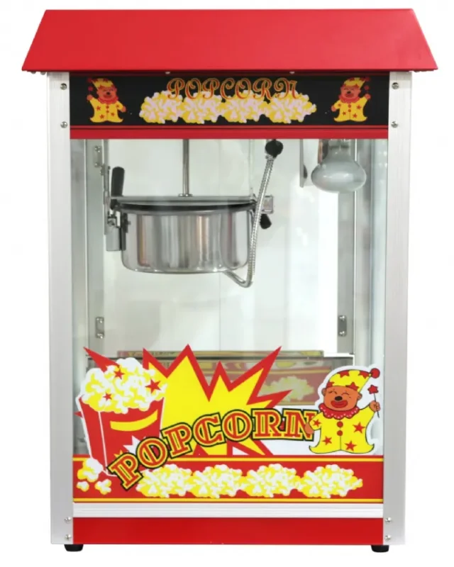 Machine à popcorn professionnelle économique en énergie avec tiroir à miettes Nouveauté