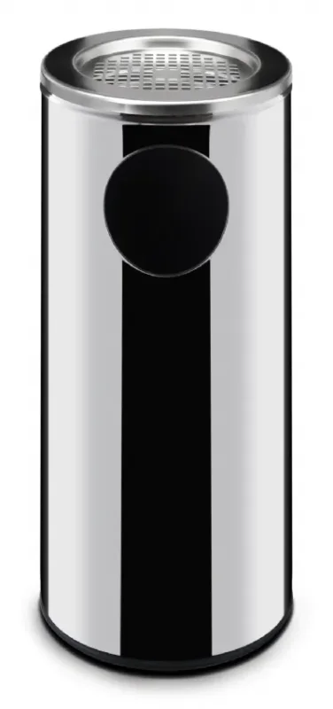 Poubelle inox professionnelle avec cendrier 33 litres Prix Cassé