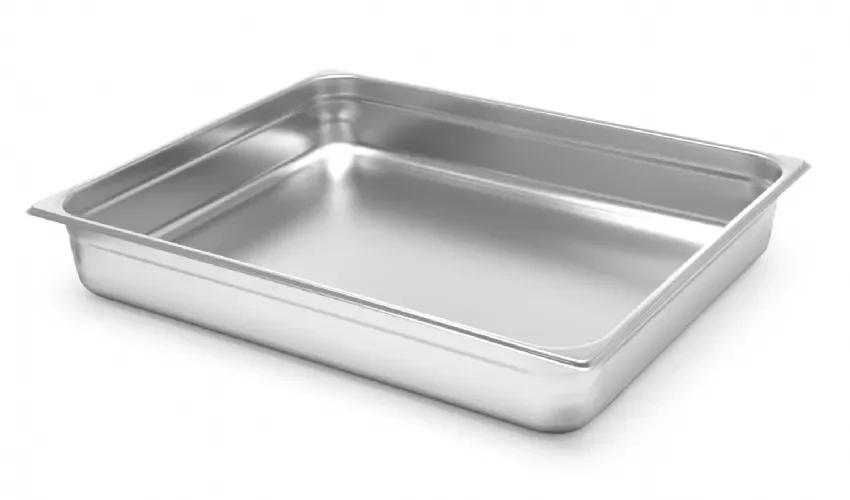 Bac gastronorme 2/1 inox - 58 litres - 0,8 mm d'épaisseur Retour Gratuit