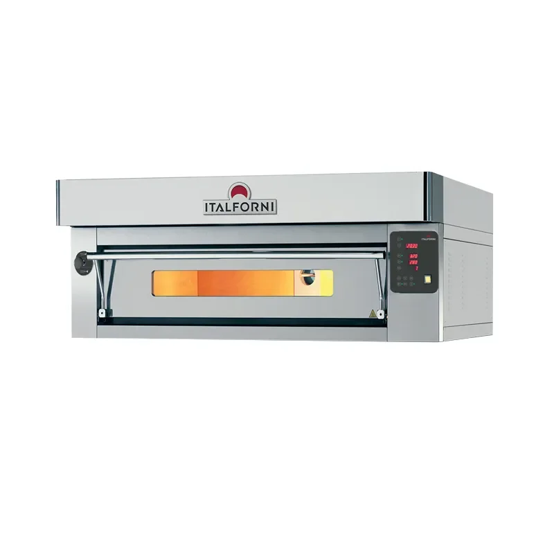 Promotion Saisonnière Four à pizza inox gamme euro 1 chambre 6 pizzas commandes digitales