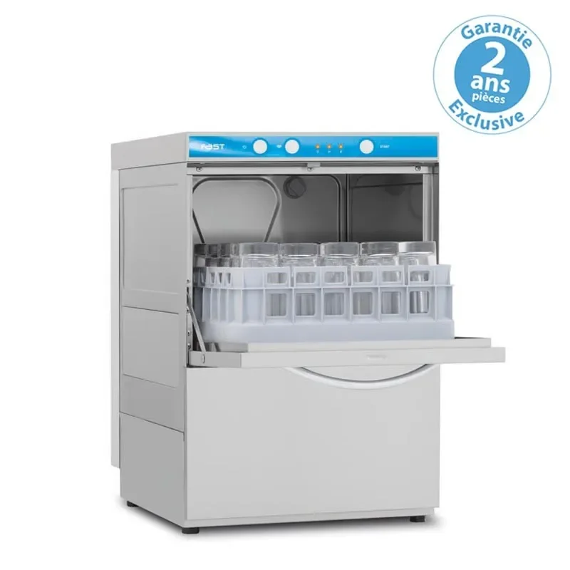 Offre Du Jour Fast v1 lave verres pro avec adoucisseur et pompe de vidange panier 350 x 350 mm