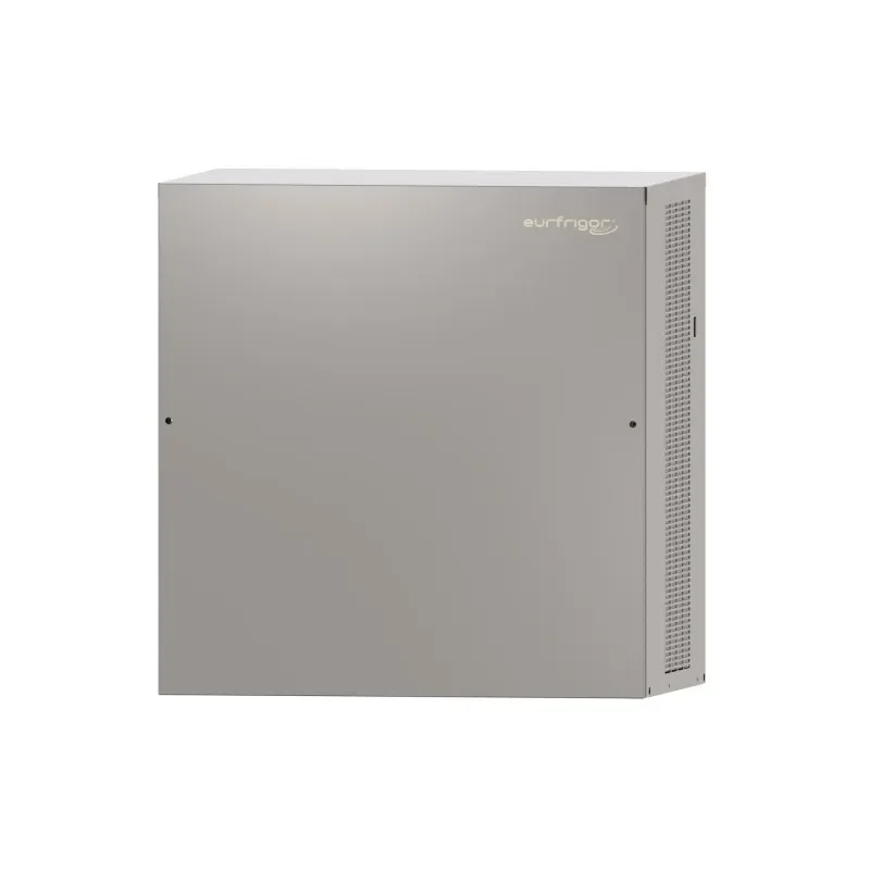 Certifié Machine glaçons plats professionnelle avec condenseur à eau sans réserve système à évaporateur vertical