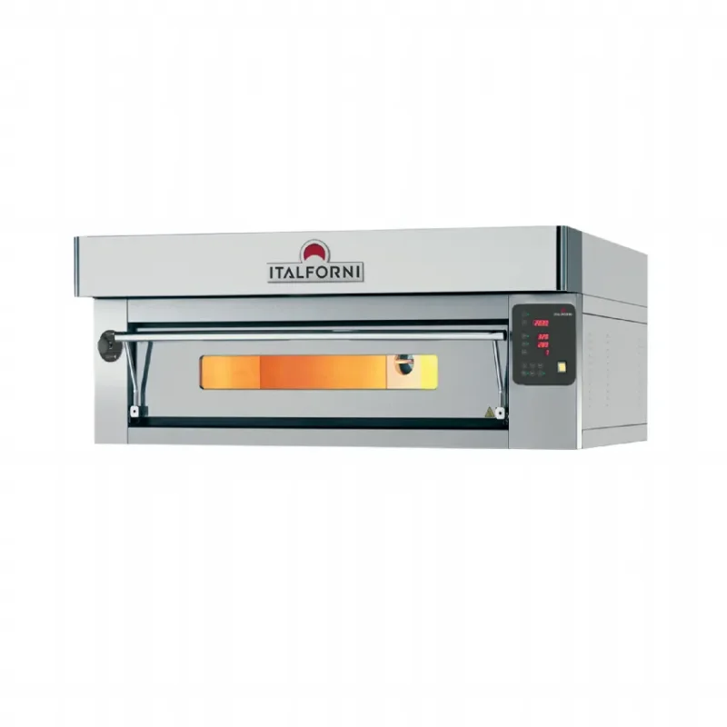 Four pizza professionnel inox gamme euro 1 chambre 9 pizzas commandes digitales Prix Cassé