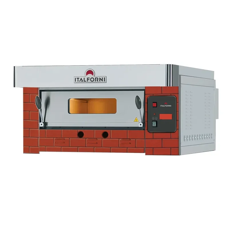 Four à pizza professionnel gamme eco gaz 1 chambre 4 pizzas Nouveauté