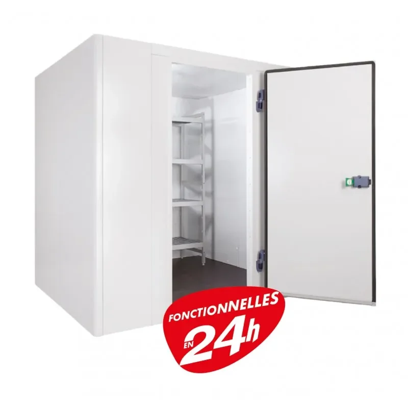 Chambre froide complete installation rapide positive 2020 x 2780 mm + groupe frigo + rayonnage profondeurs 460 Expédié Aujourd’hui