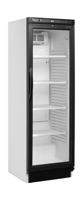 Dernier Modèle Réfrigérateur boissons 372 litres extérieur blanc porte plastique noir