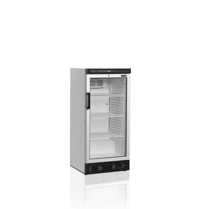 Seulement Aujourd’hui Réfrigérateur à boissons 215 litres extérieur blanc porte aluminium