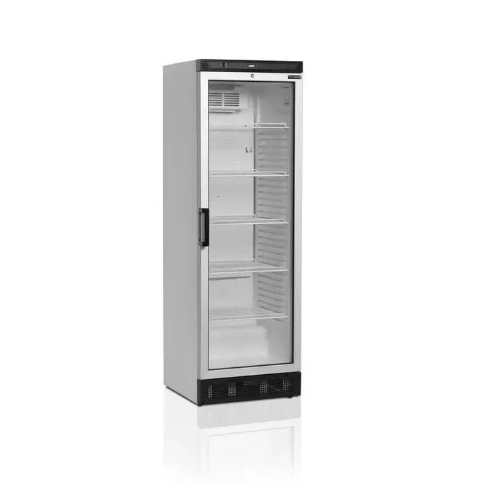 Réfrigérateur à boissons 372 litres extérieur blanc porte aluminium Livraison Gratuite