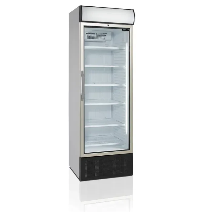 Offre Du Jour Réfrigérateur à boissons 438 litres extérieur blanc porte aluminium