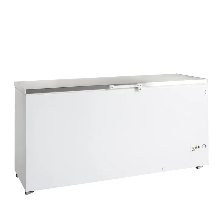 Jusqu’à Épuisement Des Stocks Congelateur coffre porte pleine inox créme glacé 567 litres