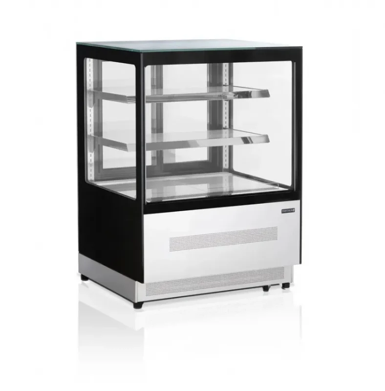 Comptoirs réfrigérés à desserts vitre droite hauteur 1209mm 275 litres Soldes