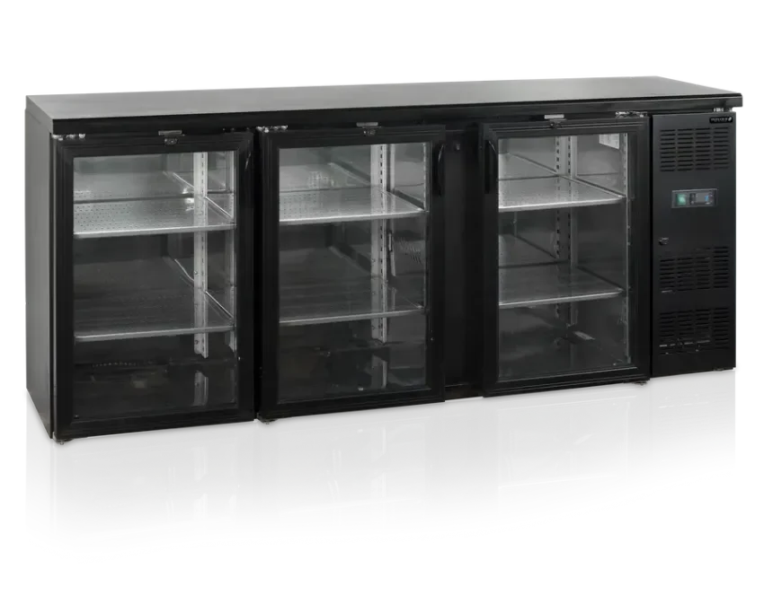 Arrière de bar 3 portes vitré groupe a droite usage intensif Vente Flash