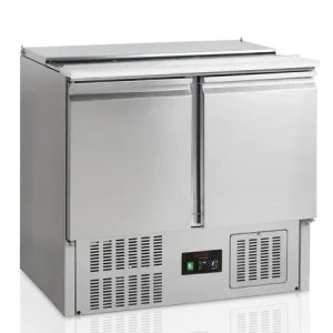 Achat Immédiat Comptoir pour saladette 2 portes ouvert pour bacs