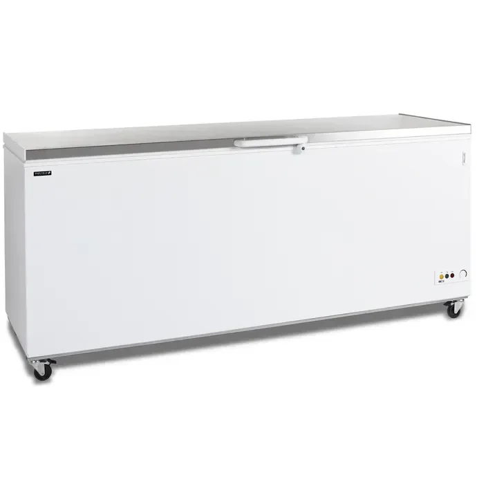 Acheter Direct Congélateur de crème glacée coffre dessus inox 675 litres
