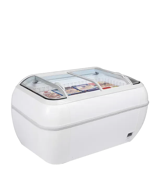 Commander Vite Réfrigérateur convertible en congélateur de supermarché blanc tête de gondole 425 litres