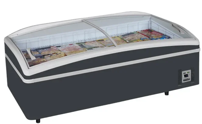 Meilleur Choix Réfrigérateur convertible en congélateur de libre service conception pour ilot gris 540 litres