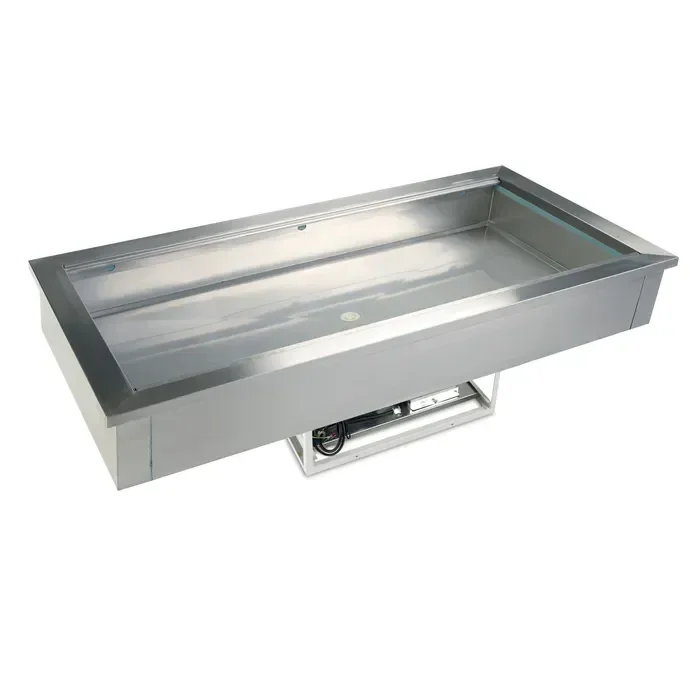 Cuve de refroidissement 5 gn1/1 1770 x 678 x 536 mm encastrable 170 litres Certifié