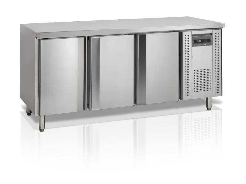 Timbre desserte négative 3 portes centrale 360 litres inox 304 Commander Maintenant