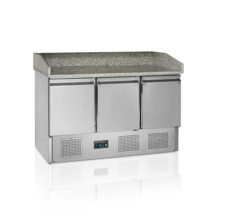 Comptoir à pizza 3 portes gn 1/1 - 400 litres Nouveauté