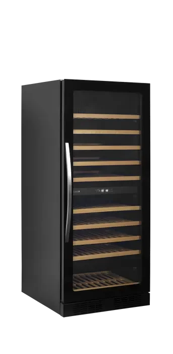 Promotion Saisonnière Cave à vin 2 zone de températures noir 270 litres gamme premiumdesign élégant sans cadre