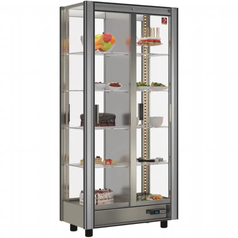 Vitrine à desserts réfrigérée modulable traversante 530 l positive Nouvel Arrivage