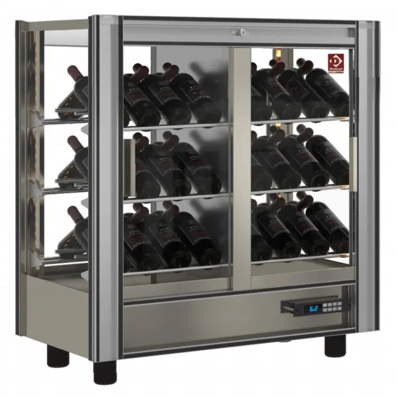 Seulement Aujourd’hui Vitrine à vins réfrigérée modulable traversante 216 l positive
