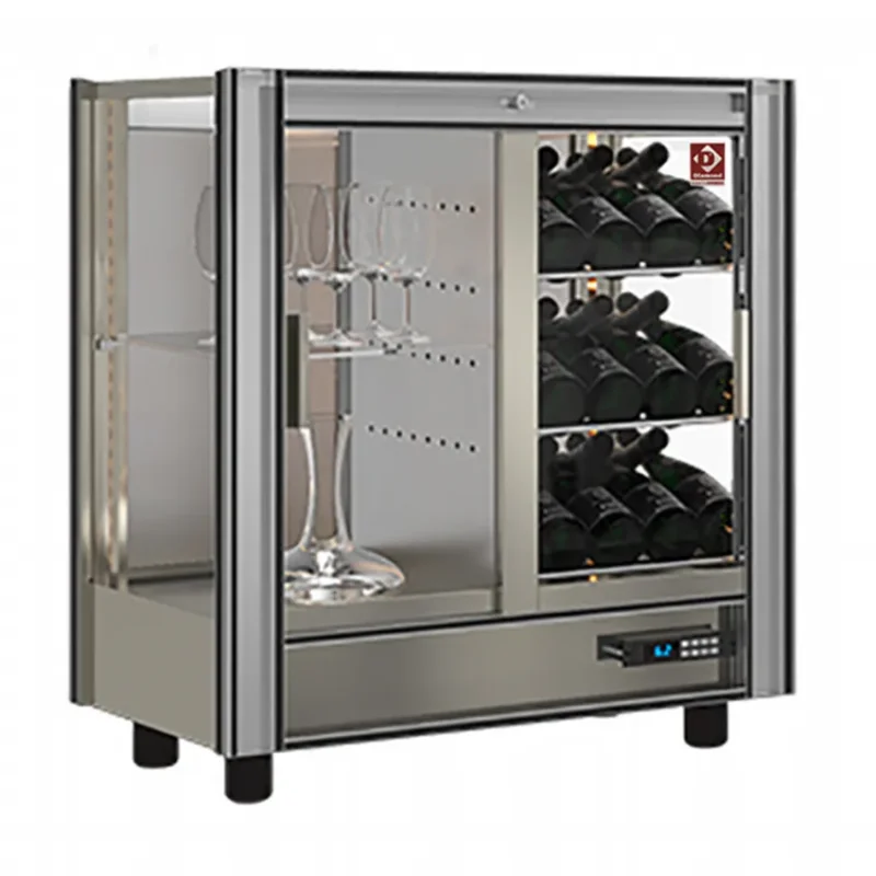 Marque Vitrine réfrigérée modulable 216 l positive à vins
