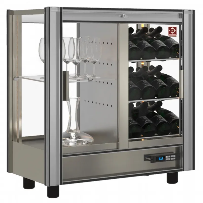 Vitrine réfrigérée modulable traversante 216 l positive à vins Commander Maintenant