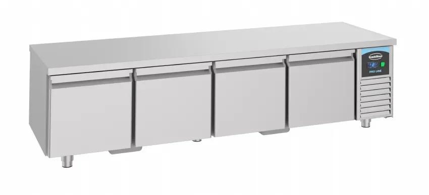 Soubassement réfrigéré professionnel 4 tiroirs 2130x700xh600 Bon Plan