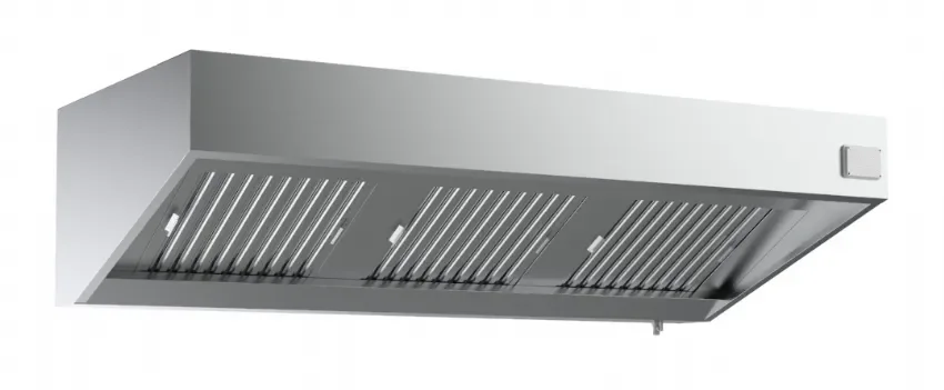 Promotion Hotte murale professionnelle avec moteur 2400x1100xh540