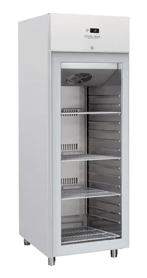 Armoire réfrigérée positive professionnelle une porte vitrée 546 litres gaz r290 Promotion