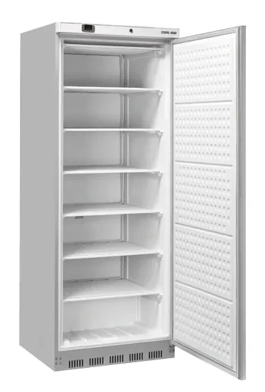 Armoire congélateur professionnel gris 1 porte pleine 400 litres gaz r290 Bon Marché