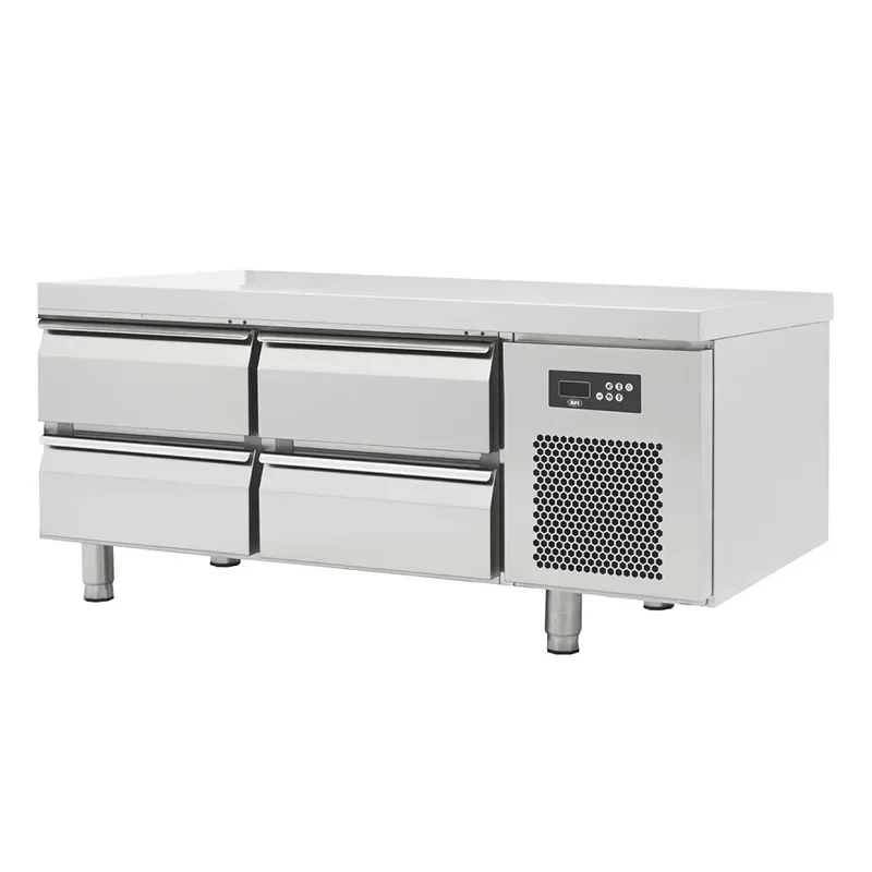 Soubassement réfrigéré4 tiroirs température -2/+8°c prof 600 Offre Exclusive