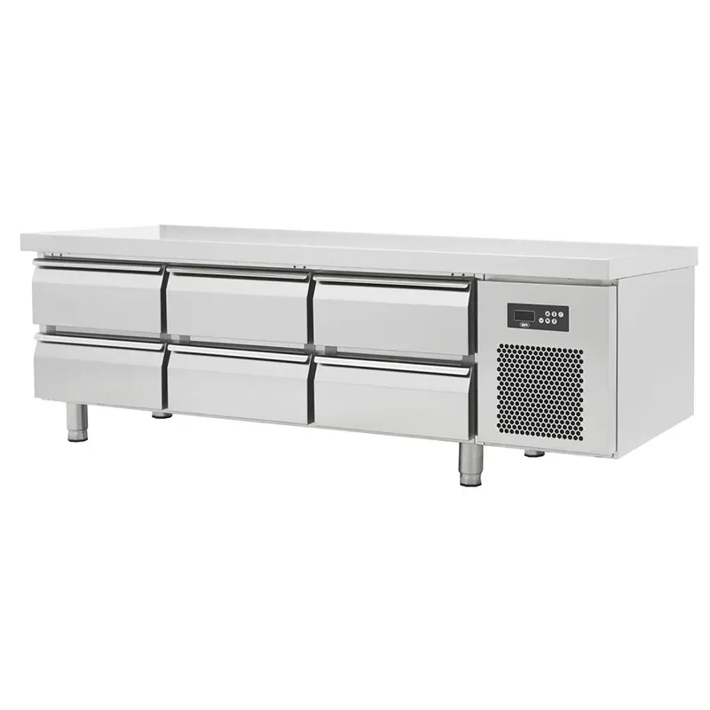 Soubassement réfrigéré positif6 tiroirs température -2/+8°c Produit De Marque