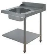 Table avec bac pour machines à capot panier 500 x 500 ou 600 x 500 Achetez Aujourd’hui